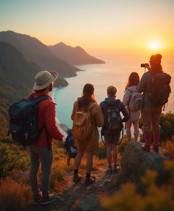 Friends group travel