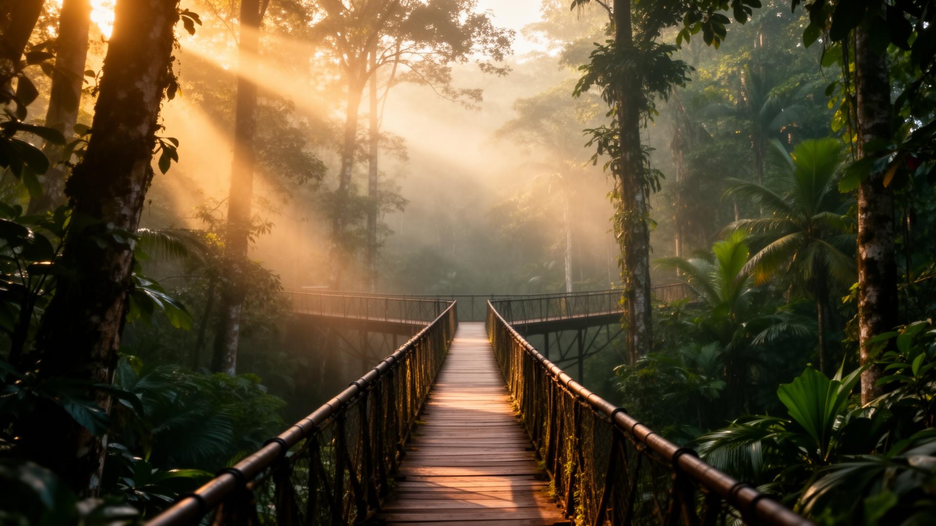 Kakum National Park canopy walkway
